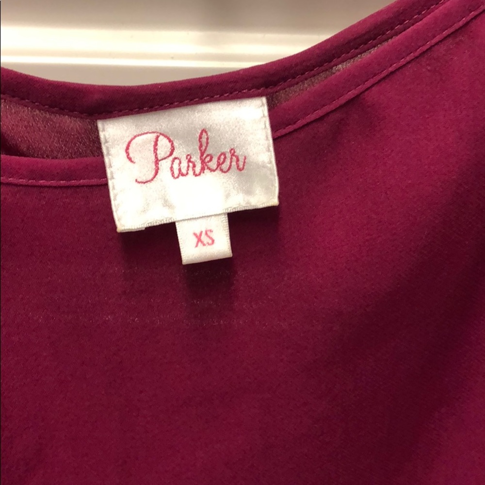 Parker Raspberry Blouse - Picture 2 of 5